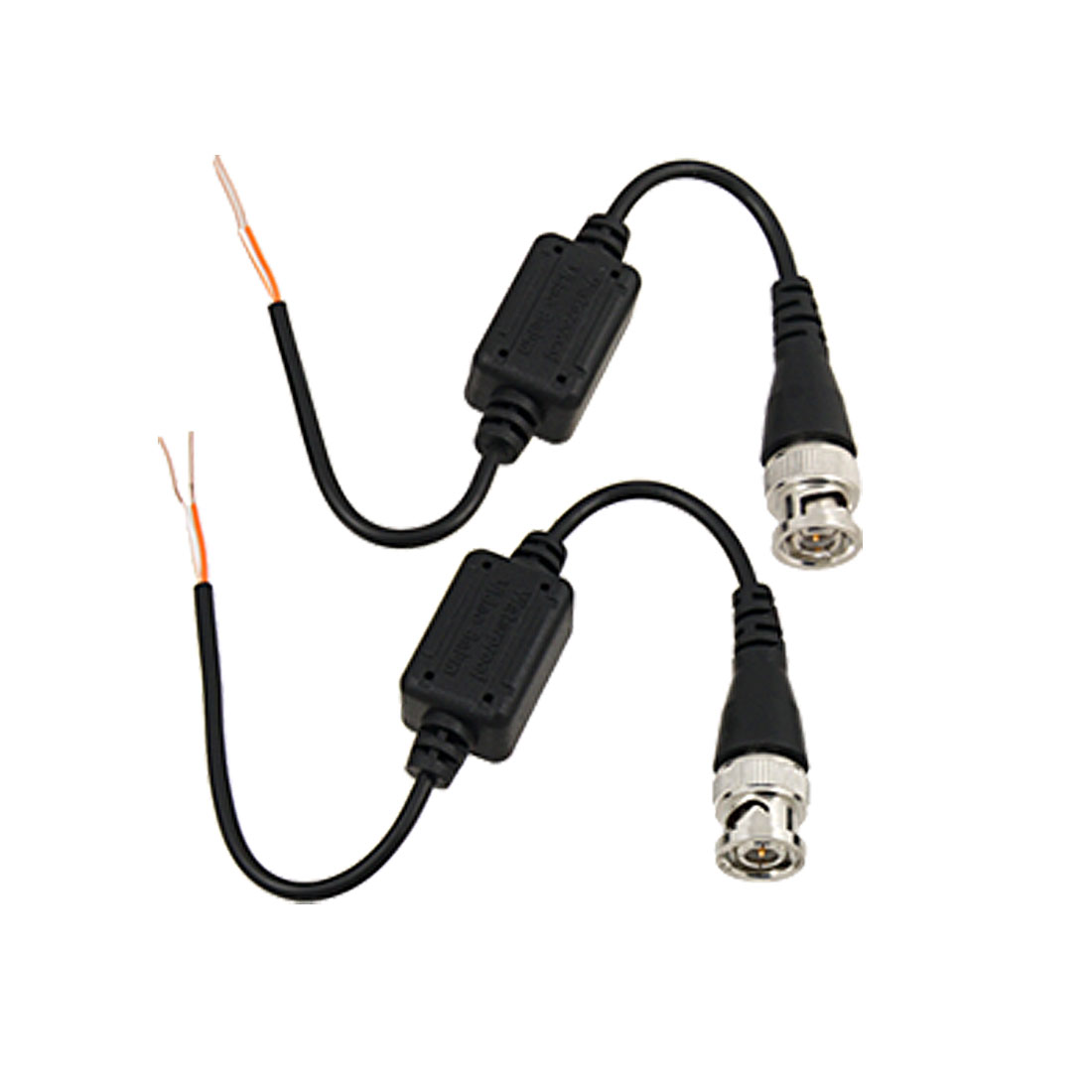 10 Set CAT5 TO BNC Passive Video and Power Balun Transceiver for CCTV 